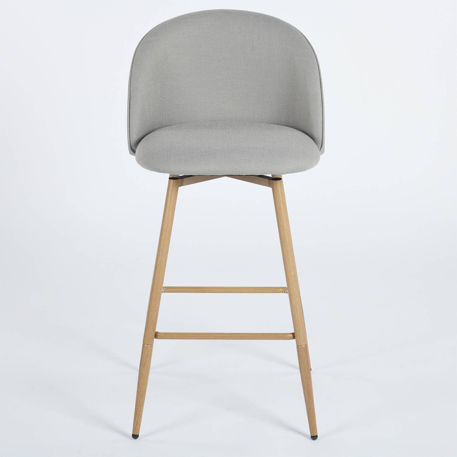 HOMYCASA DESIGN INC - Wholesale Stool - 26" Counter Bar Stools,Swivel, Beige/Gray/Blue6