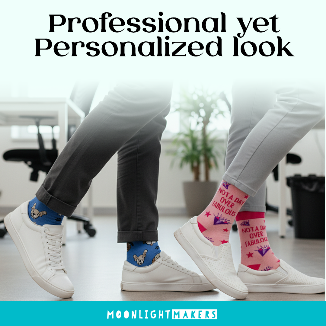 Moonlight Makers - Wholesale Socks - Unisex - Very Close to Losing My Shit - Funny Unisex Socks - Gift4