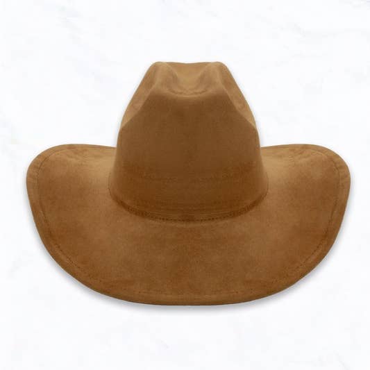 Suzie Q USA - Wholesale Cowboy Hat - Women's - Line Top Suede Western Cowboy Hat
