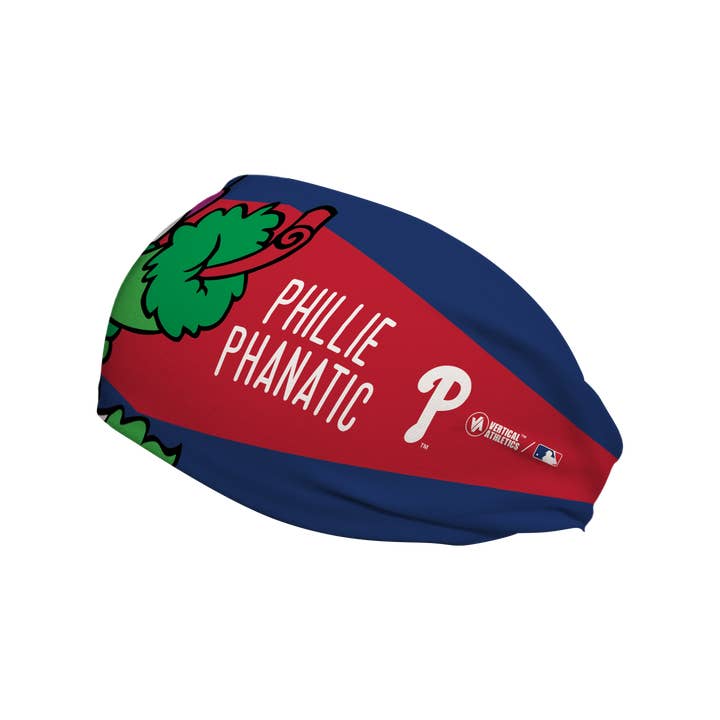Multi Phillies Cooling Headband: Mascot Nameplate for wholesale on Faire