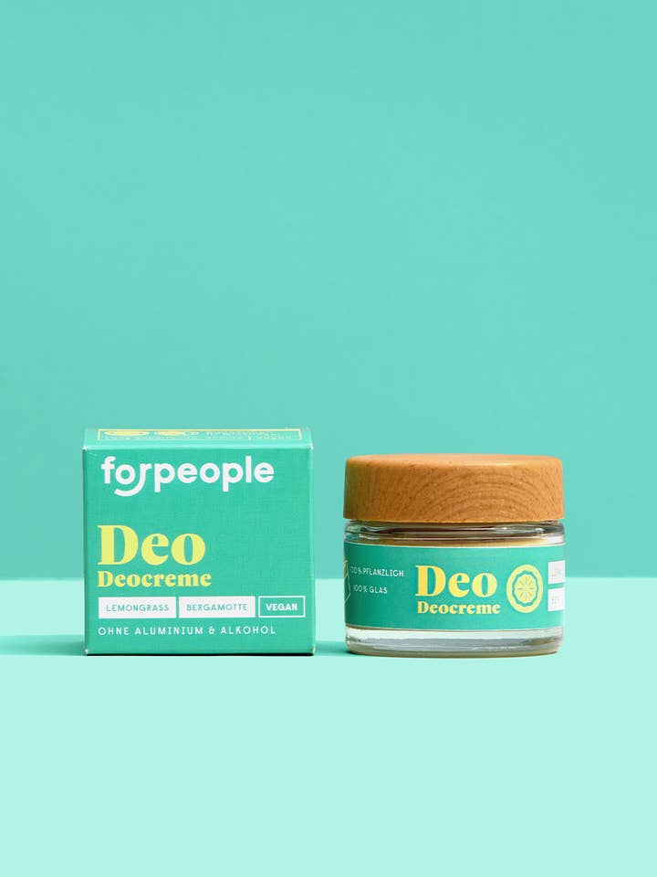 Crema deodorante al limone per la vendita all'ingrosso da parte di forpeople skincare GmbH