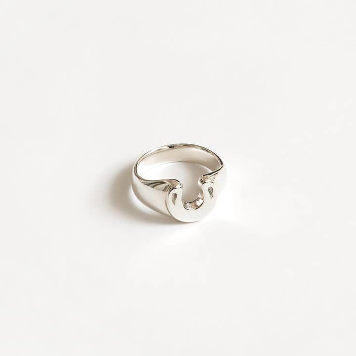 Wolf Circus Jewelry - Vente Chevalières - Bague fer à cheval en argent sterling