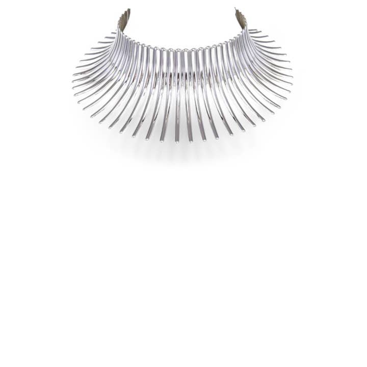 LA Jewelry Plaza - Wholesale Bib Necklace - Iconic Spiky Collar Necklace