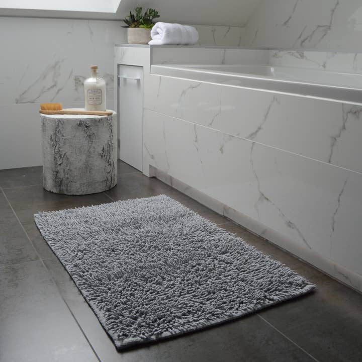 Allure Bath Fashions – Engroshandel Bademåtte – Tumble Twist 100% bomuld bademåtte, hurtigttørrende shaggy badetæppe5