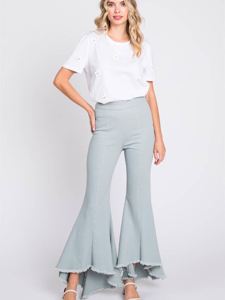 Vaqueros plisados elásticos Pintuck: MP50516 para venta al por mayor de GeeGee x Lovelo