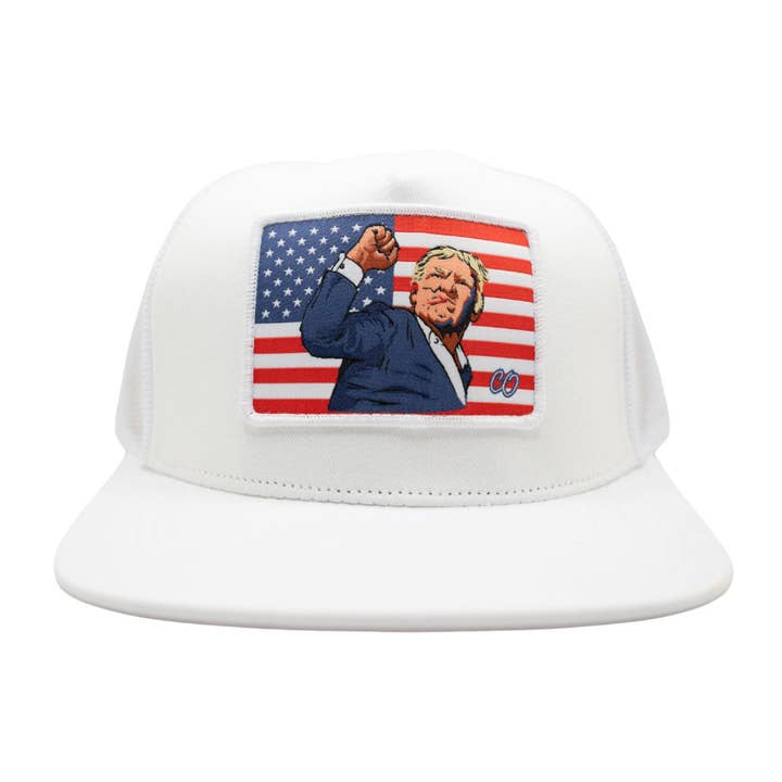 Chance Outdoors - Wholesale Flat Brim Cap - Men's - LIMITED EDITION Patriot Trump Hat