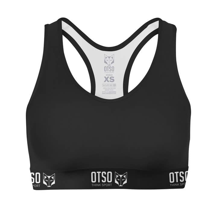OTSO - Wholesale Athletic Top - Women's - Sports bra - Onyx Black