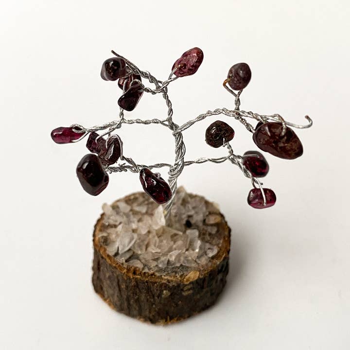 VIE - Wholesale Decorative tabletop object - Micro Gemstone Tree, 15 Beads46