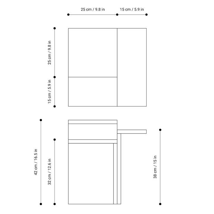 NIEVEN - Wholesale Side Table - PLATEAU MASSIF Side table