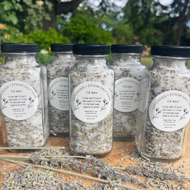 The F.R. Barn - Wholesale Bath soak/milk - French Lavender + Salt Soak2