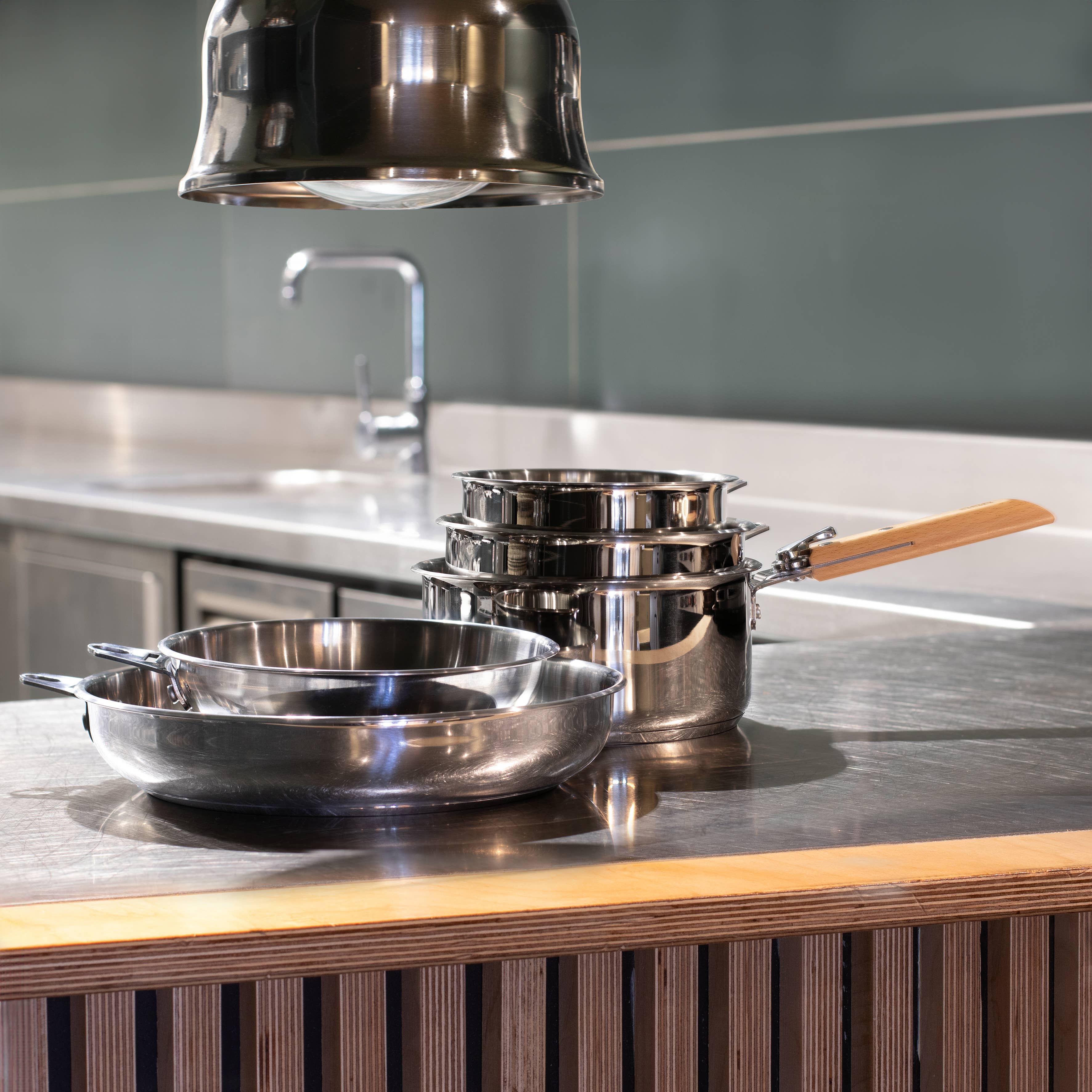 Ogo living - Wholesale Pan - ECTOR 24cm stainless steel frying pan 0