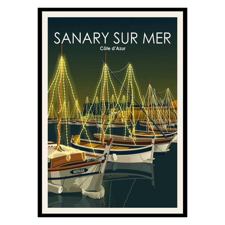 Sanary Sur Mer France Poster for wholesale by Places of Art