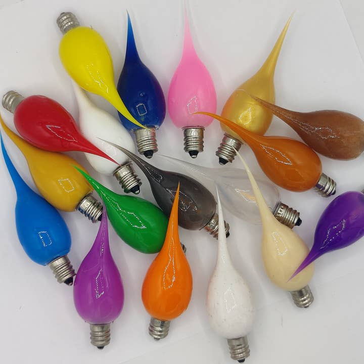 Just Browsing, LLC - Wholesale Light Bulb/Puck - LED Filament Silicone Light Bulbs Hand Dipped, pack of 20