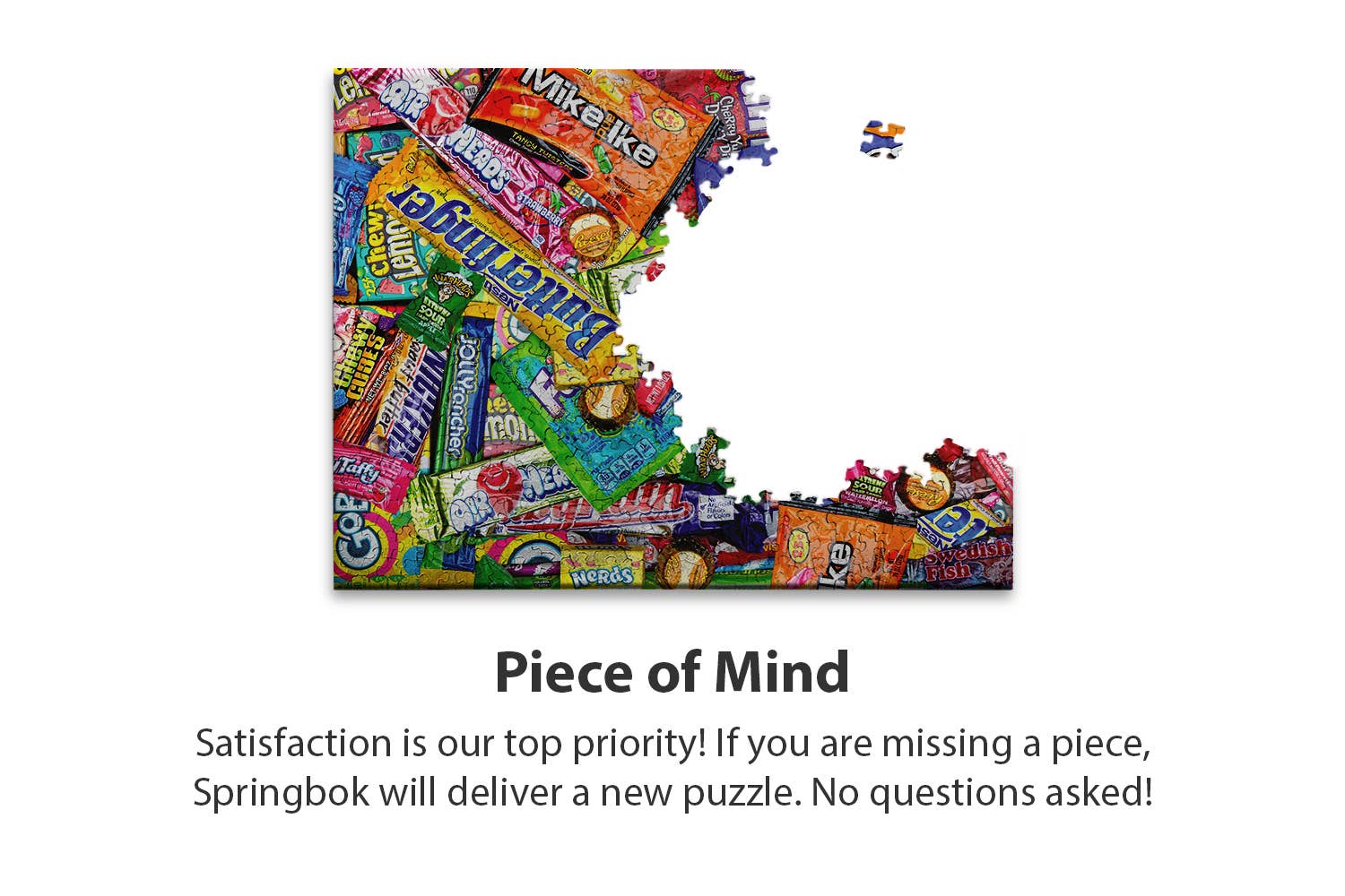 Springbok Puzzle - Vente Puzzle – adulte - Puzzle Sweet Tooth - 500 ou 1000 pièces3