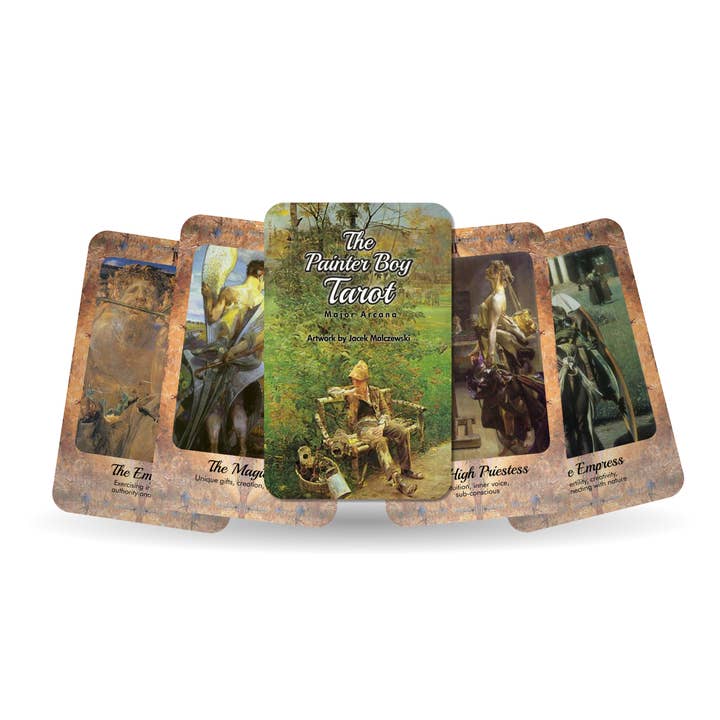 The Painter Boy Tarot - Majoor Arcana en andere Tol en schilder wholesale inkopen. Gratis retourzendingen en een 60-dagen netto betalingstermijn op Faire.com trends op Faire.