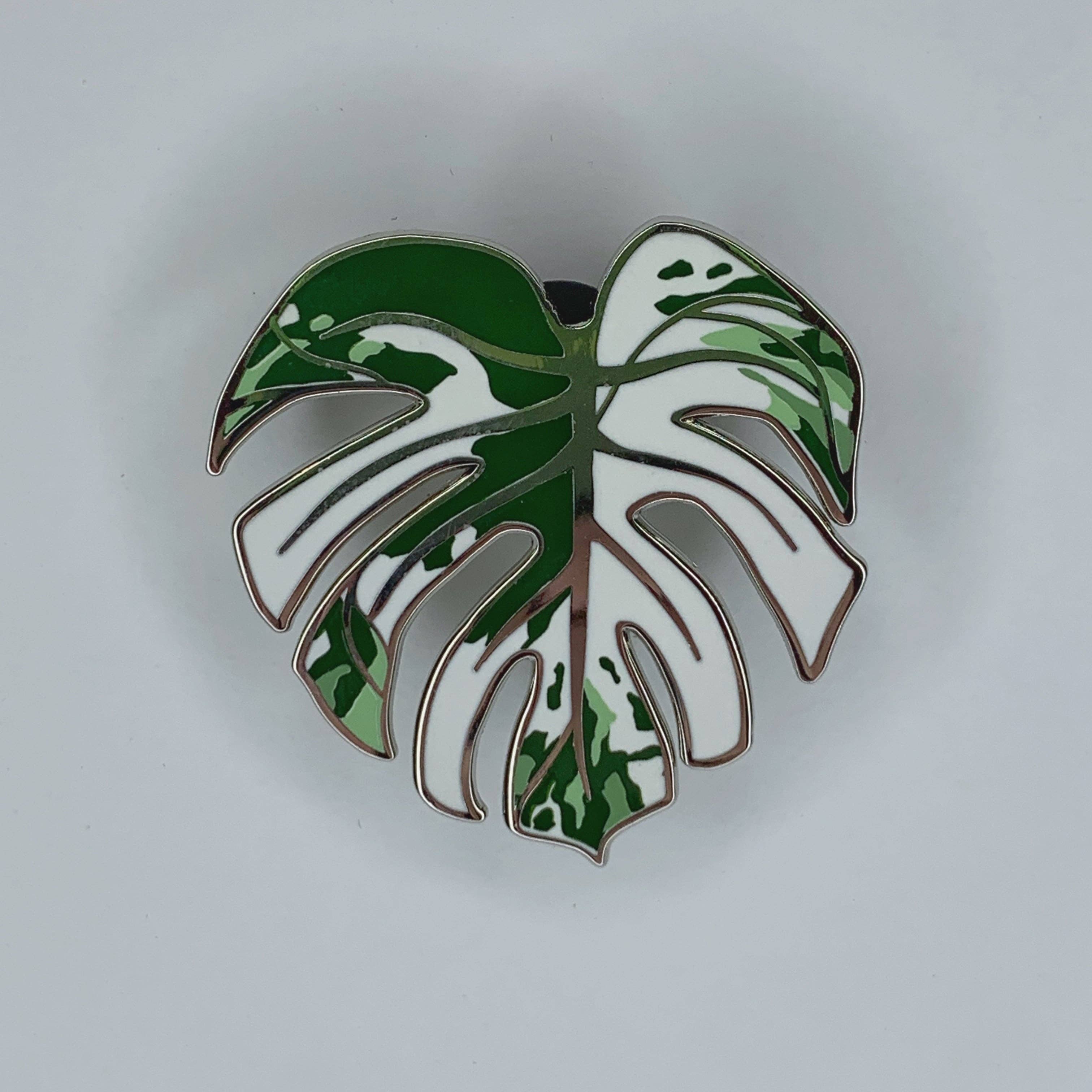 Luxe Foliage - Wholesale Keychain – Unisex - Screenprint Monstera Albo3