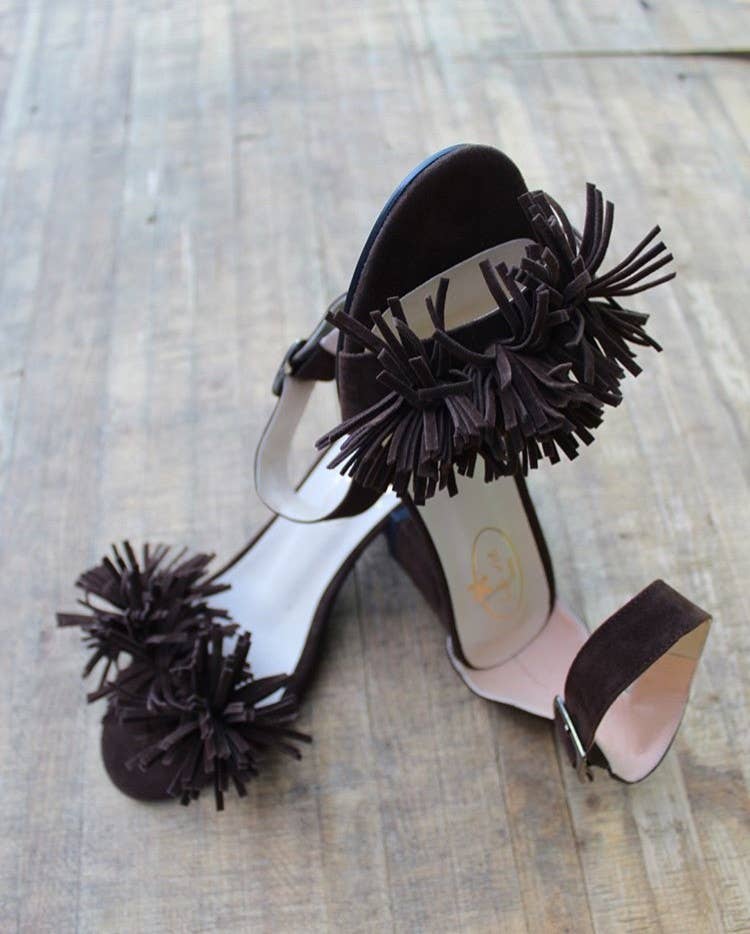 La vie - Wholesale Sandals - Women's - flora - brown0