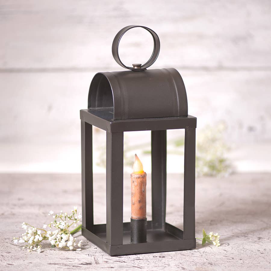 Irvin's Tinware - Wholesale Lantern - Keeping Room Lantern in Smokey Black1