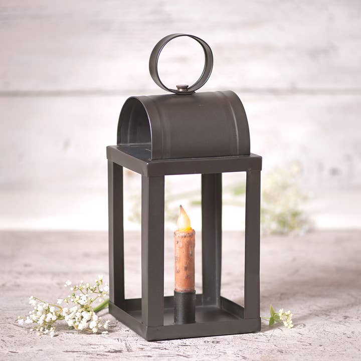 Irvin's Tinware - Wholesale Lantern - Keeping Room Lantern in Smokey Black1
