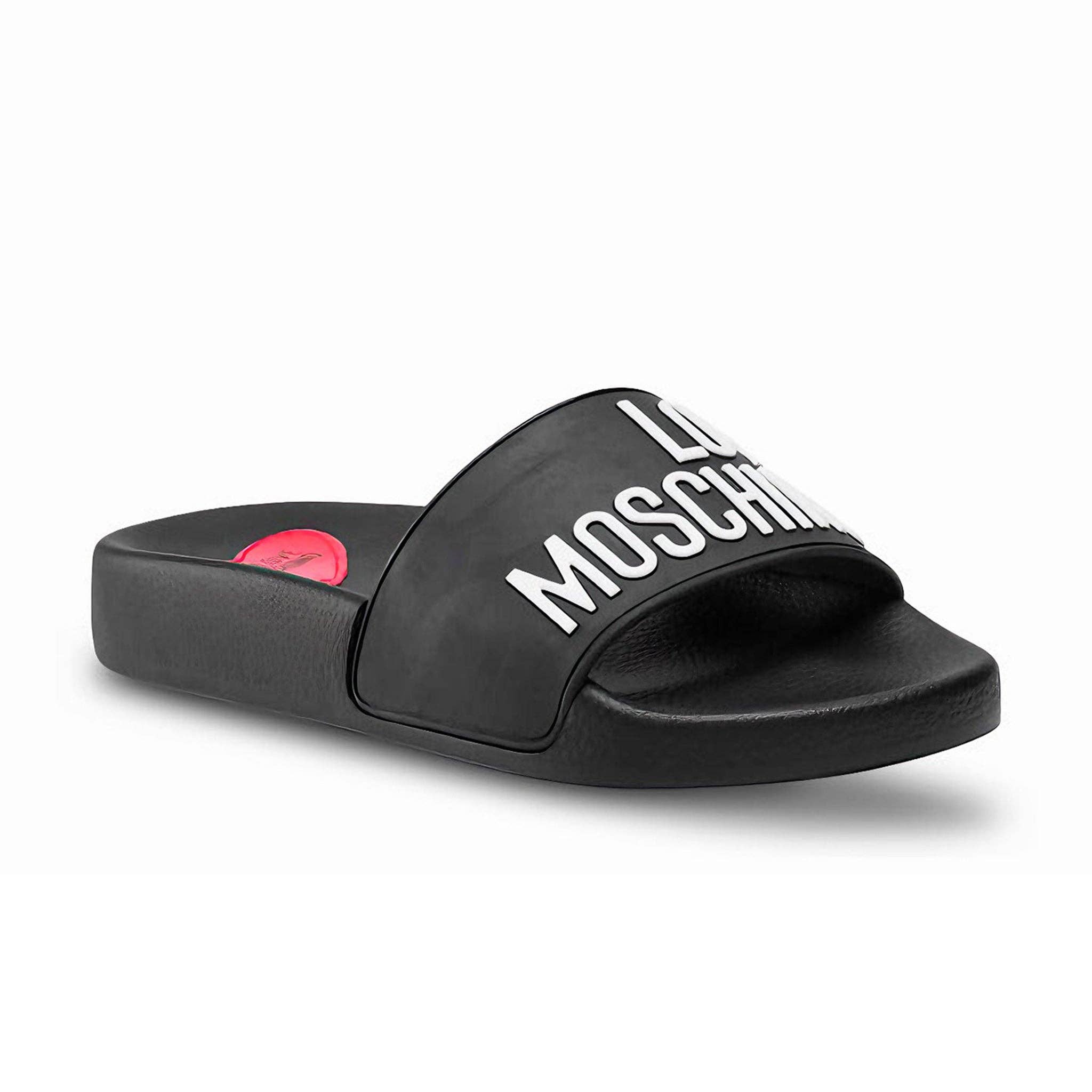 nero Chanclas elegantes de mujer Love Moschino con plataforma de 2 cm in vendita all'ingrosso su Faire2