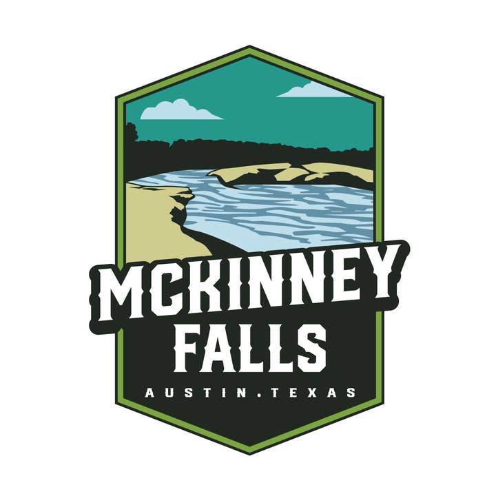 Autocolantes Praia McKinney Falls por atacado de the stkr store