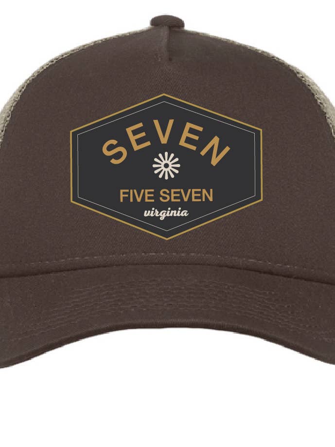 Snapback Trucker Cap / Chocolate / 757 for wholesale by Salt & Sand