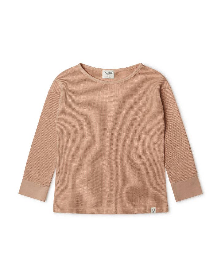 Matona - Wholesale T-Shirt - Kids - Basic Longsleeve terracotta1