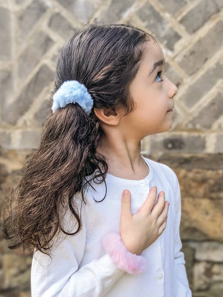 Scrunchies de pele sintética Sugar + Spice Girl por atacado de BANDED