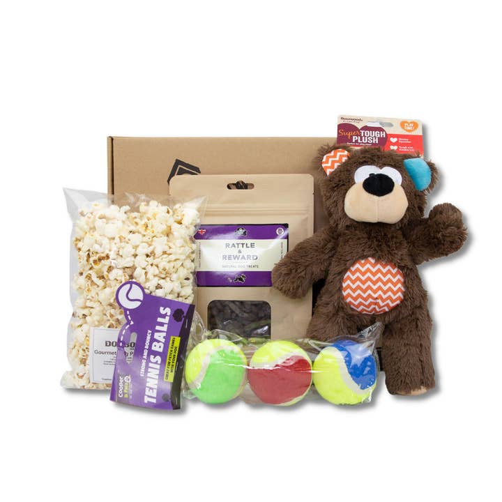 4 item Dog Gift Box NEW for wholesale by DogBox Boutique