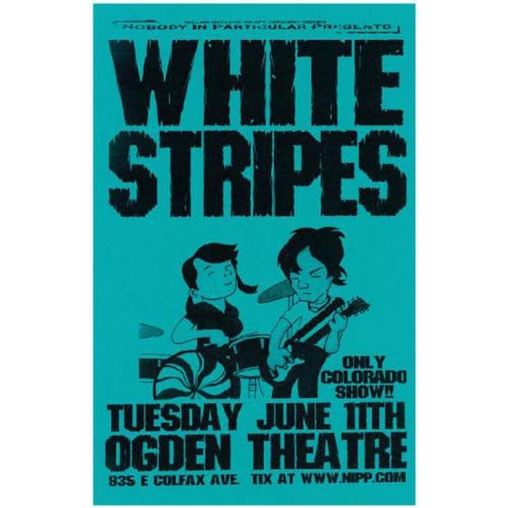 PosterSource - Wholesale Poster - White Stripes Denver 2002