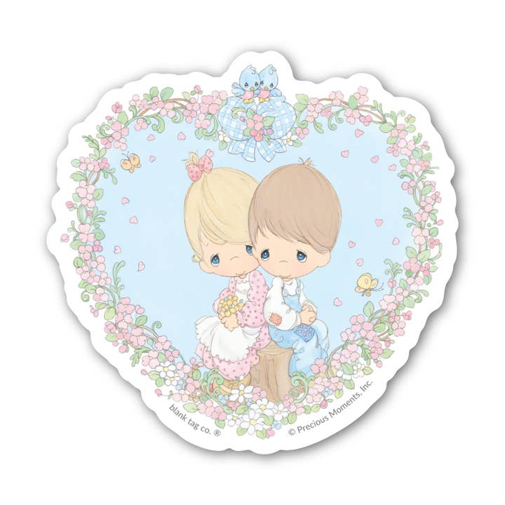 Precious Moments® Love One Another (Valentine's Edition) for wholesale by Blank Tag Co. - Waterproof Stickers