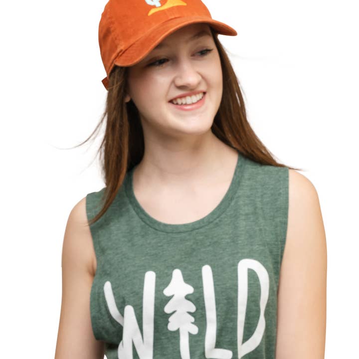 Keep Nature Wild - Wholesale Baseball Cap - Unisex - Lone Cactus Dad Hat | Burnt Orange5
