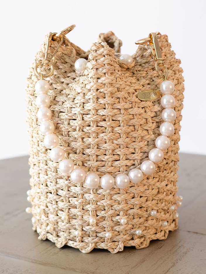 Pearl Bucket Clutch for wholesale by Stella + Luna Boutique