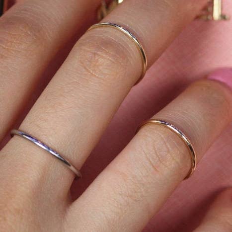 10k Solid Gold - Thin Ring for wholesale by AdoreJ Jewelry Wholesale