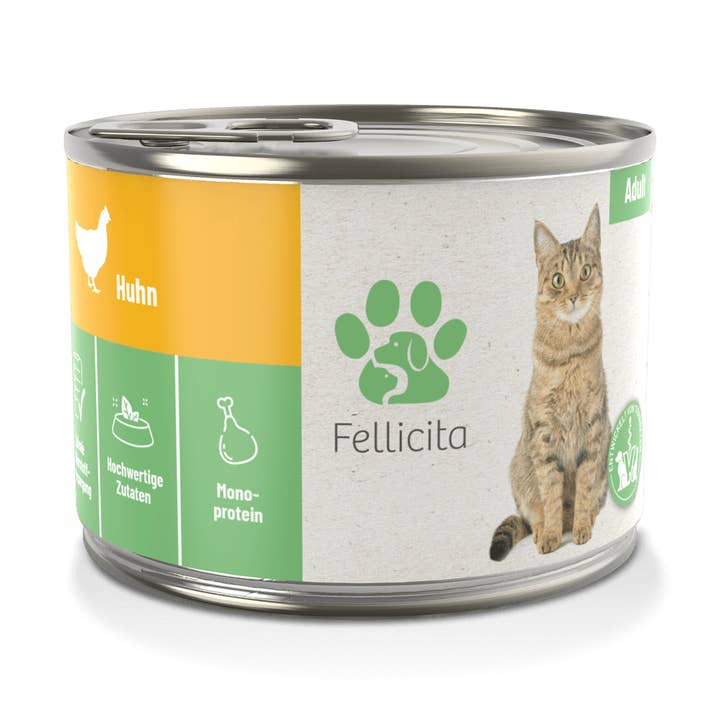 Fellicita cat chicken pure 200g can for wholesale by Fellicita