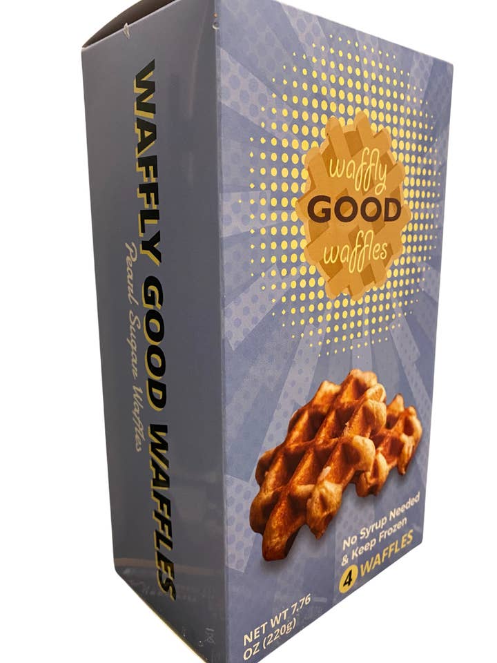 Original Pearl Sugar Waffles for wholesale by Waffly Good Waffles
