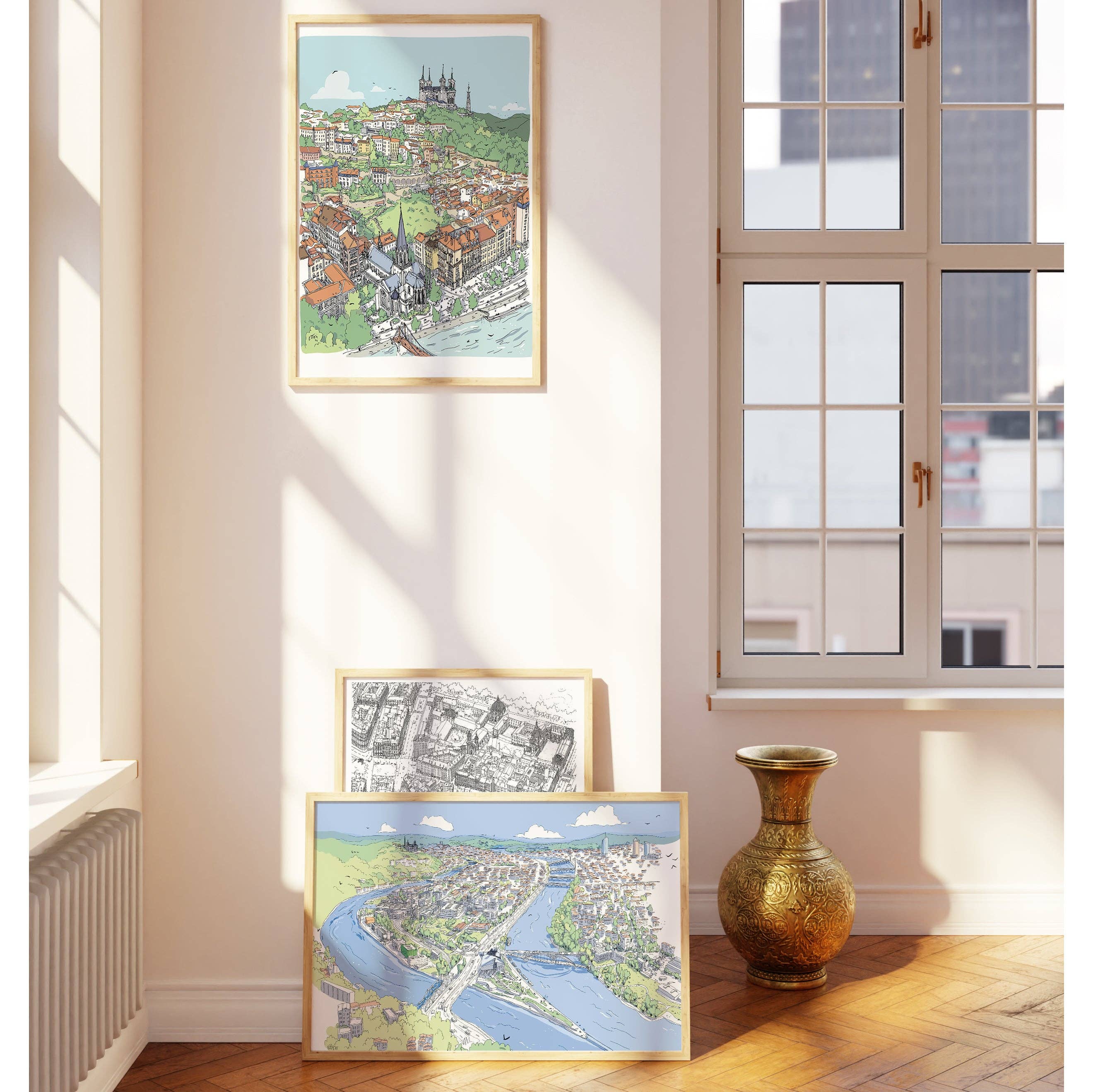 EMILIE ETTORI ILLUSTRATION - Wholesale Art Print - St Georges1