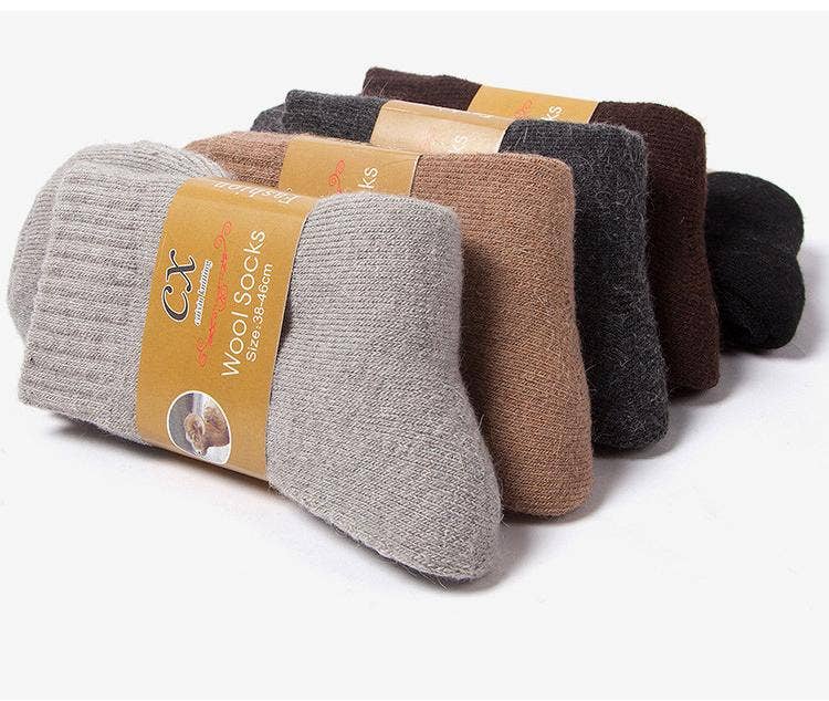 Tourtiwi - Wholesale Socks - Men's - Men's Thickened Warm Terry Wool Mid-Tube Socks10