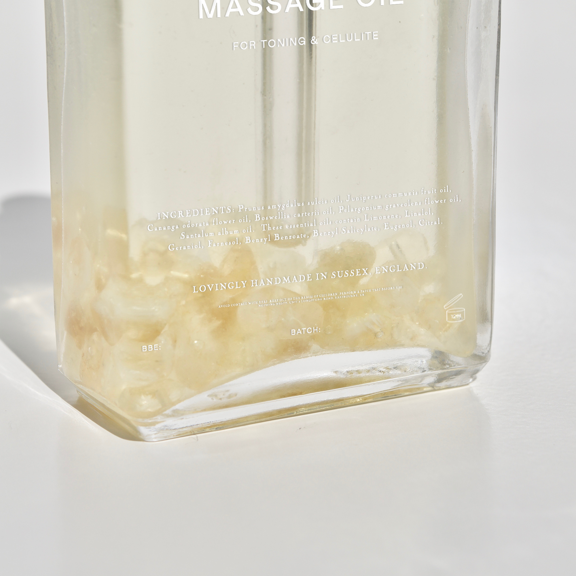 NOTHING NASTY – Óleo de massagem por atacado – ÓLEO DE MASSAGEM TONIFICANTE PARA CELULITE4