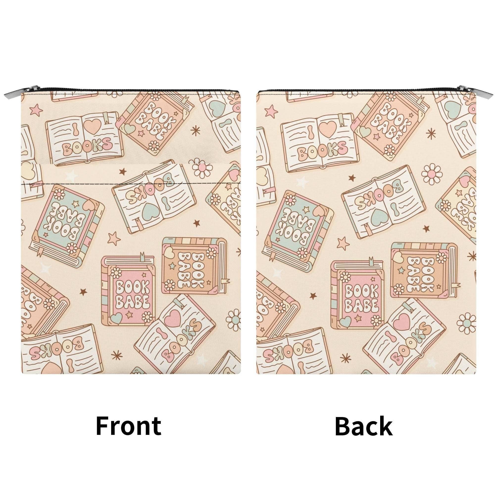 OhhhSoPeachy - Wholesale Book Cover - Personalized Custom Book Babe Book Sleeve Book Cover Protector with Zipper5