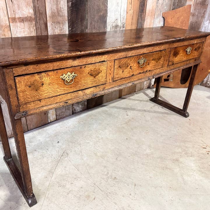 Antiguo aparador buffet de roble georgiano inglés para venta al por mayor de belvoir