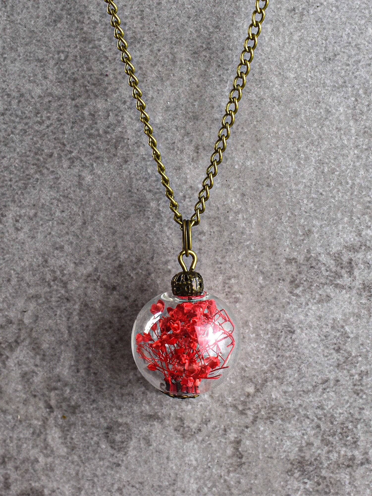 MadamLili – wholesale Hänge-/berlockhalsband – Sommerfreude II Real Blossom Halsband - VIK-163