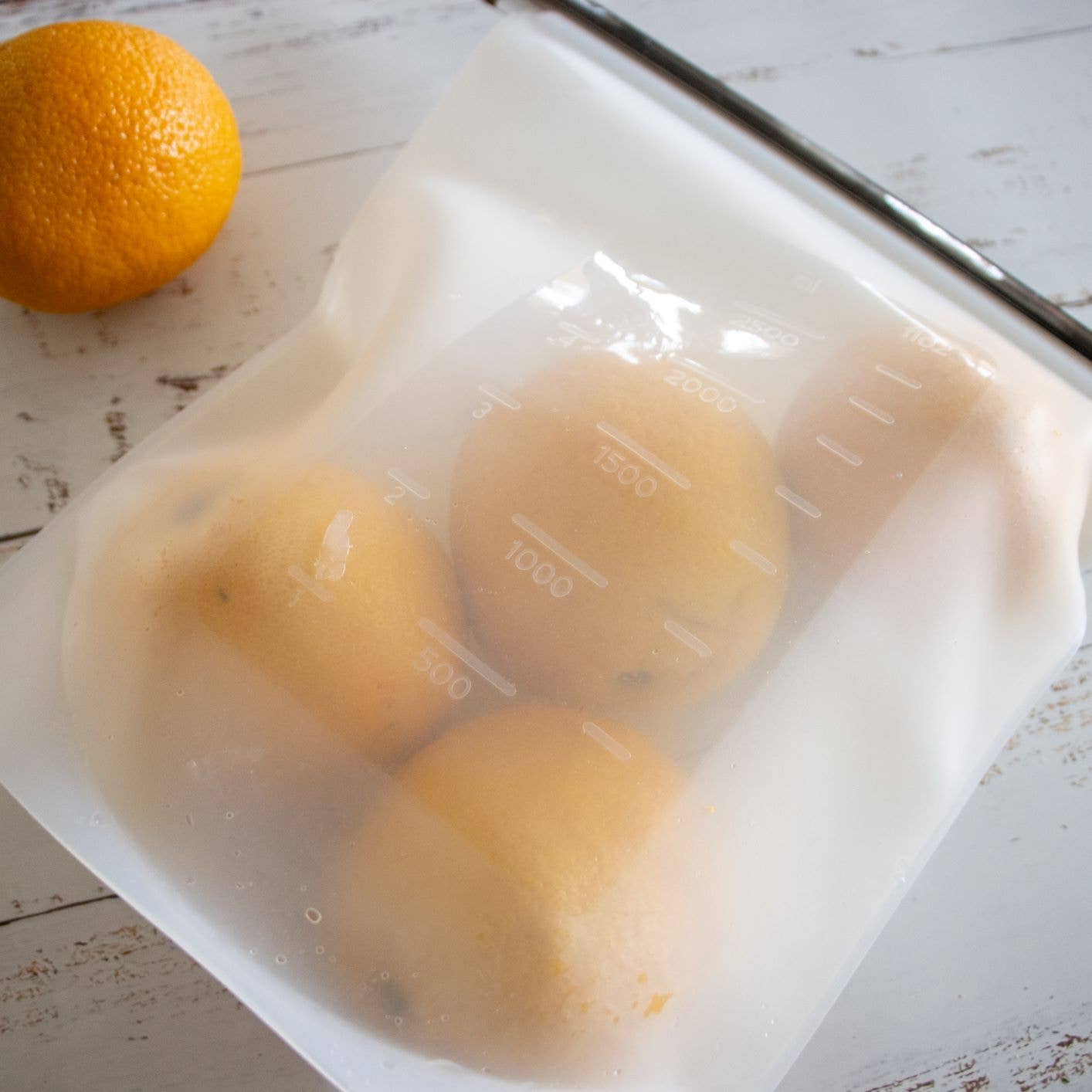 Us and The Earth - Wholesale Food Storage Wrap/Bag - 2500mL - Reusable Food Grade Silicone Zip Lock Food Pouch4