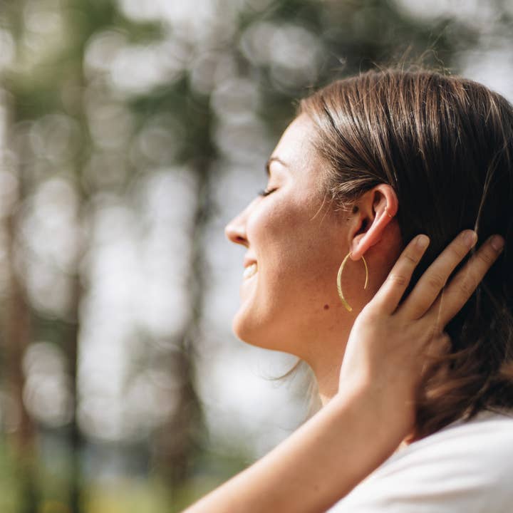 Justine Brooks Design - Wholesale Dangle Earrings - The New Essential Yellow Gold Earrings1