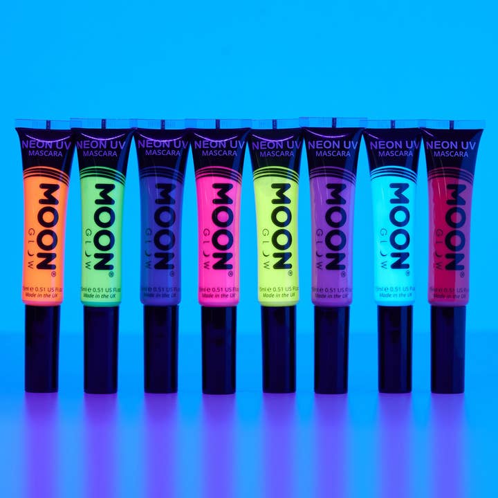 Moon Makeup - Vente Mascara - Mascara noir fluorescent Neon UV Moon Glow9