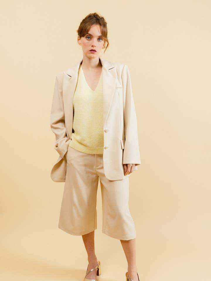 SANDY BLAZER WITH BACK OPENING for wholesale by EMILIE K