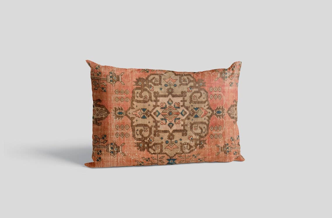 The Loom Wholesale - Vente Housse de coussin - Housse de coussin kilim au motif vintage – Idéal cadeau et décoration de canapé3