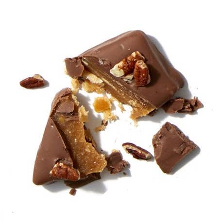 McCall's Classic Toffee - Almonds w/ Milk Chocolate & Pecans for wholesale by Terry's Toffee