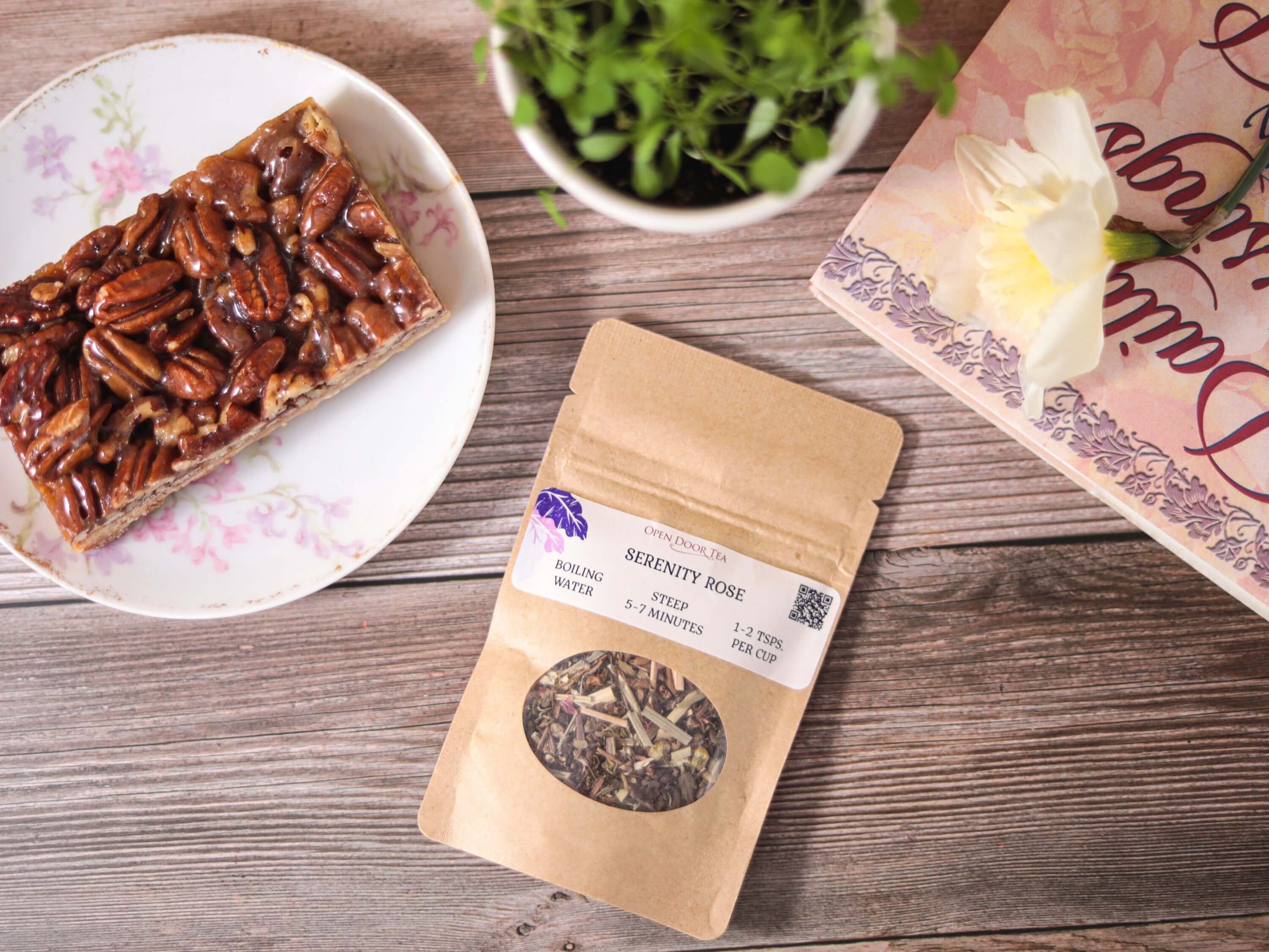 Open Door Tea - Wholesale Loose Tea - Serenity Rose | Tulsi Tea | Bulk or Retail1