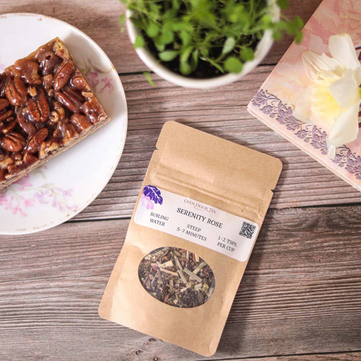 Open Door Tea - Wholesale Loose Tea - Serenity Rose | Tulsi Tea | Bulk or Retail1